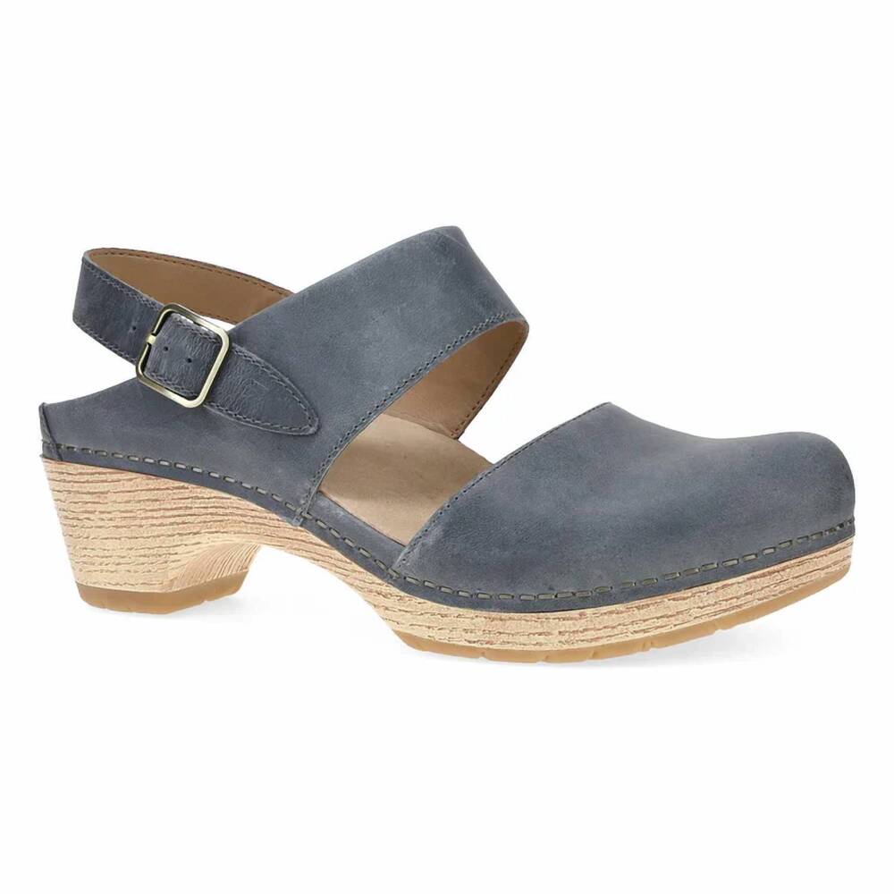 NEW DANSKO women's lucia mary jane sandals in denim